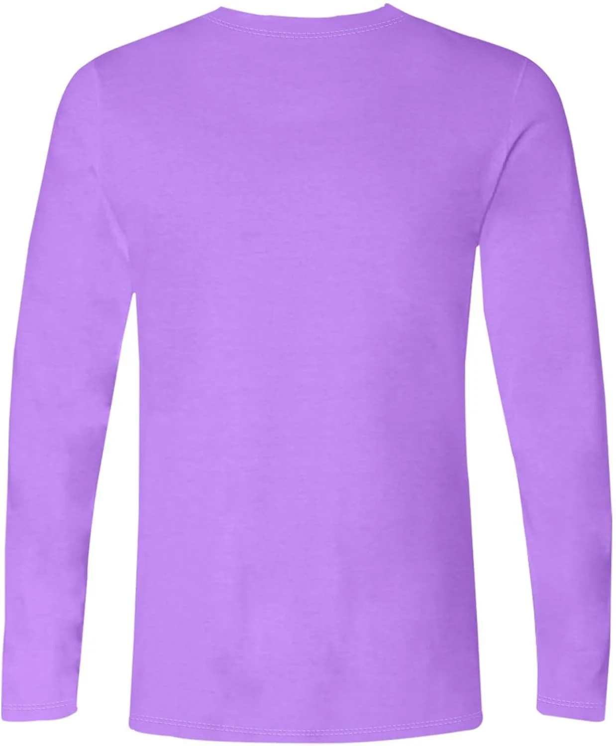 Мужская футболка с длинным рукавом Casual Lightweight Crew Neck Pullover Plus Size — фото 3