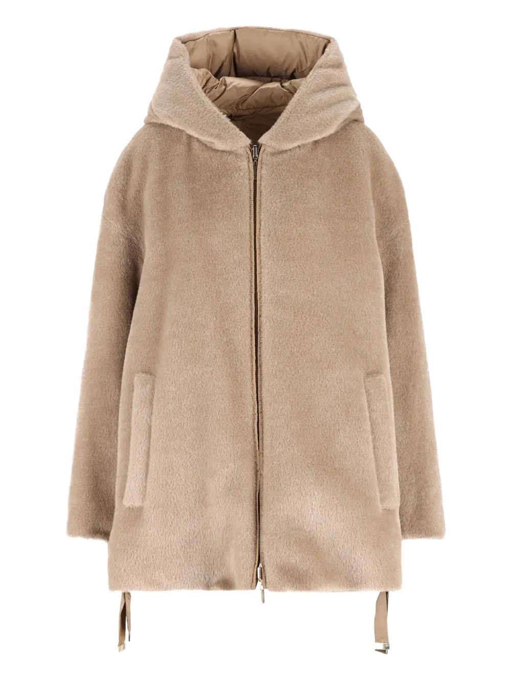 

Двусторонний пуховик MAX MARA, коричневый