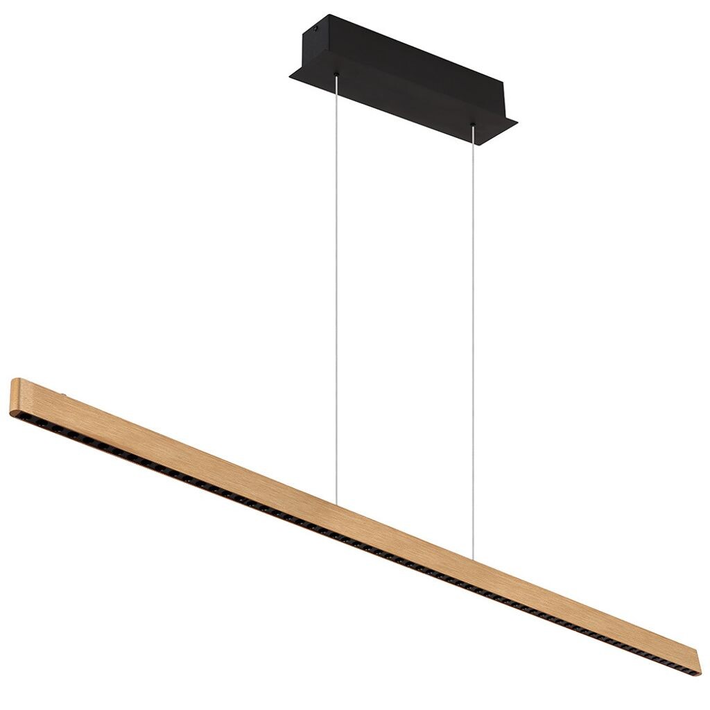 

Подвесной светодиодный светильник, металл, алюминий, медный цвет, L 120 см Globo Lighting