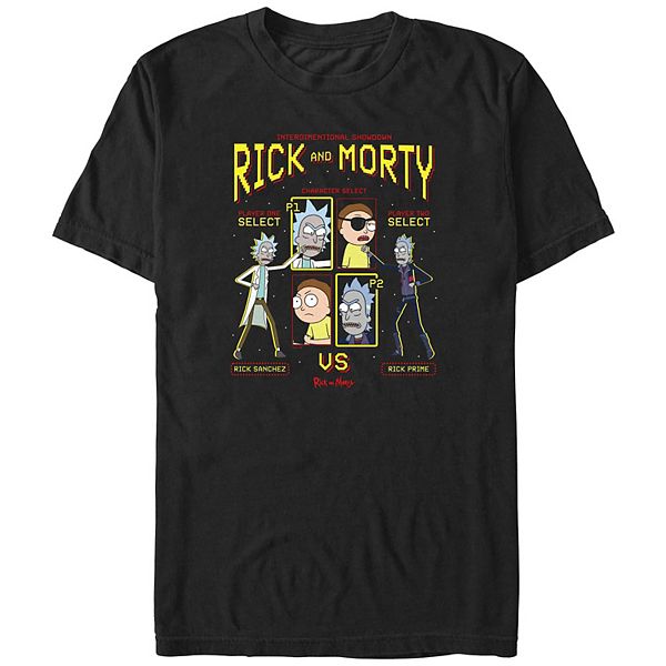 

Футболка с принтом Rick and Morty Big & Tall Licensed Character