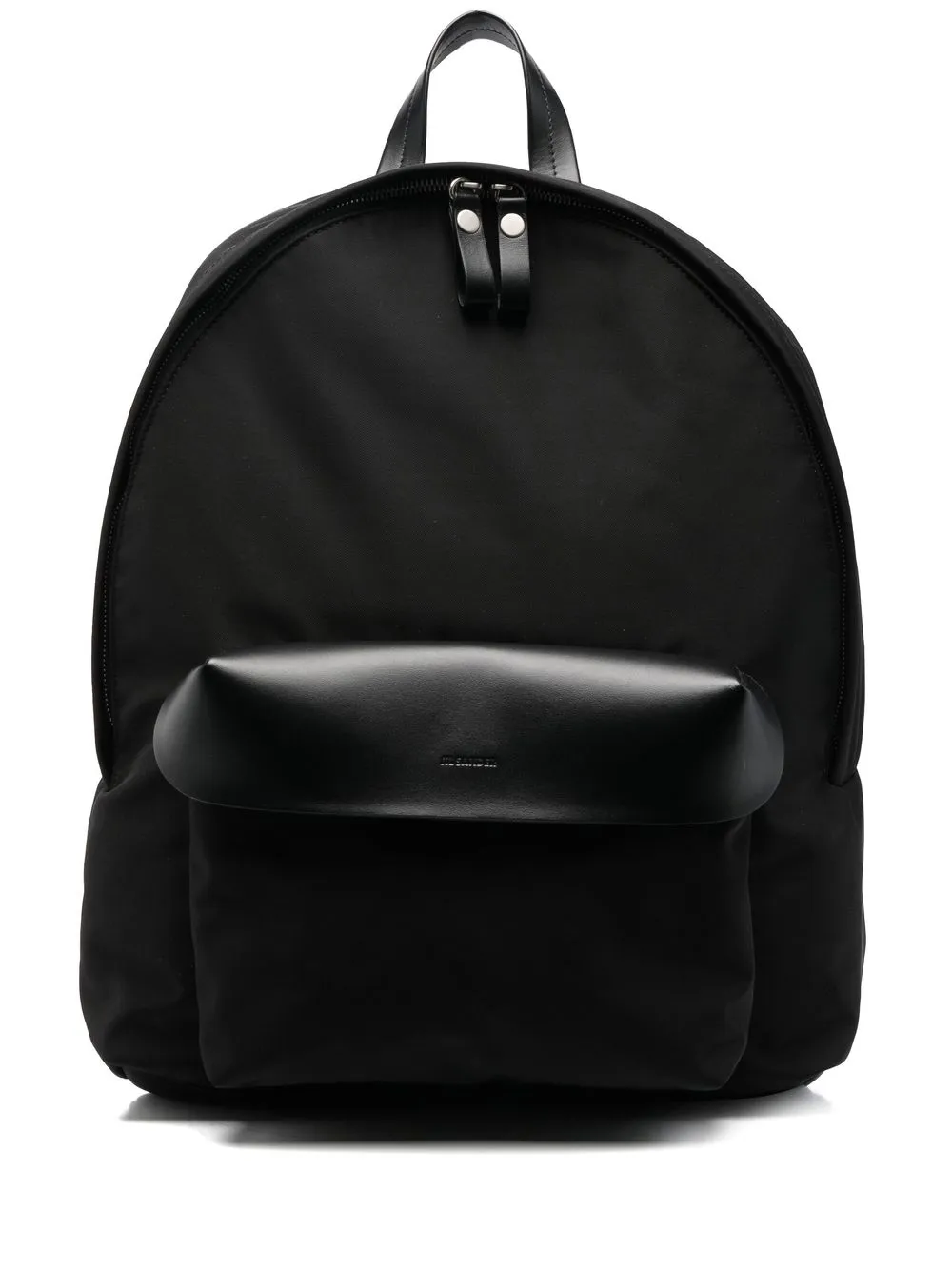 

Рюкзак с тисненым логотипом JIL SANDER, черный