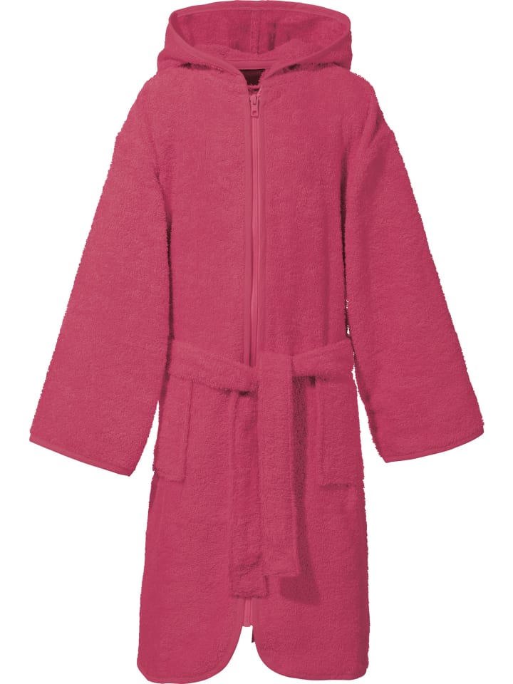 

Erwin Müller Детский халат с капюшоном Terry, цвет фуксия