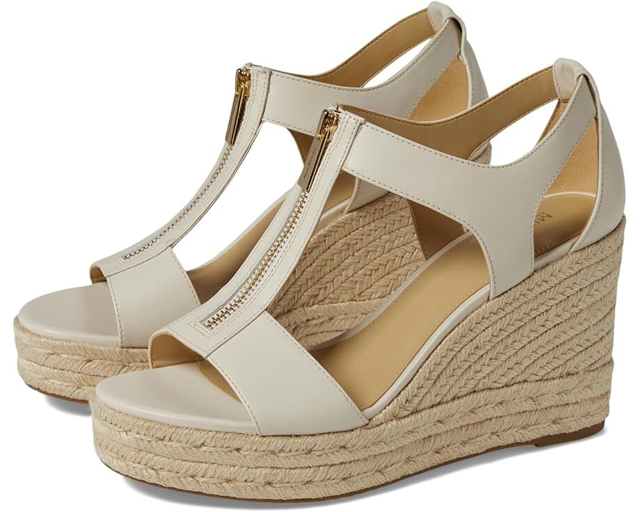 

Туфли MICHAEL Michael Kors Berkley Mid Wedge, цвет Light Cream