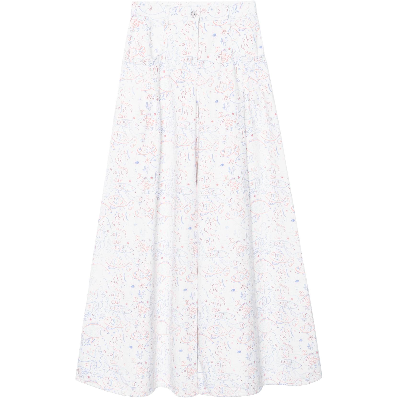 

Джинсы женские разноцветные CHANEL, мультиколор