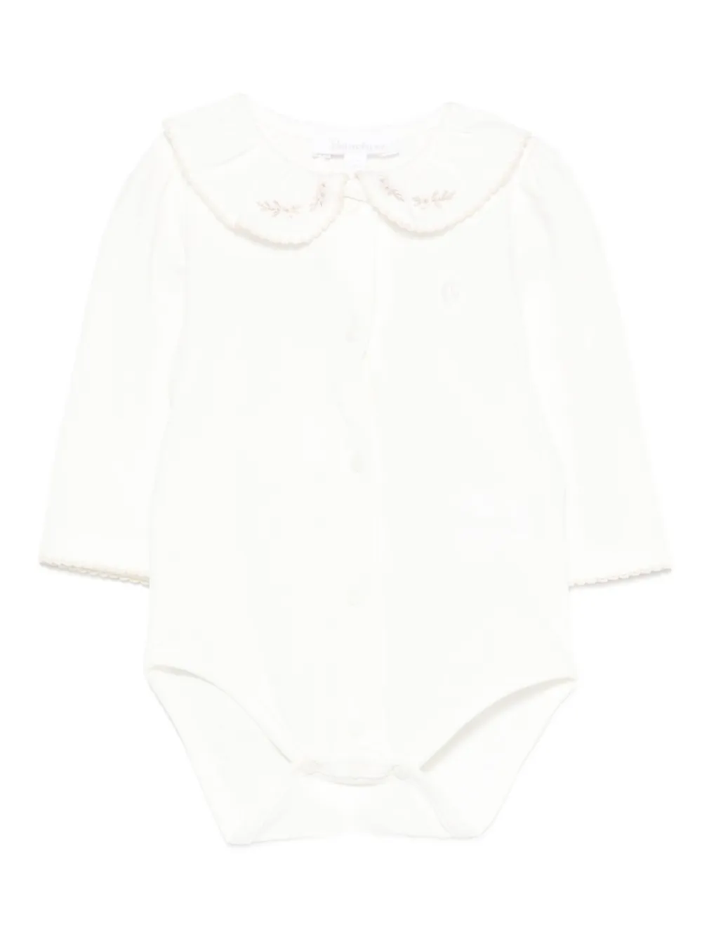 

Боди с вышивкой на воротнике Patachou, белый
