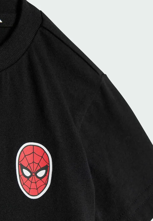 Футболка и шорты marvel spiderman Adidas Sportswear, Black White — фото 2