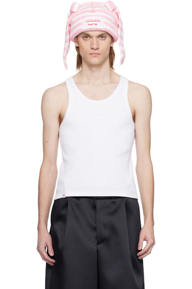 

Белая майка с логотипом Charles Jeffrey LOVERBOY