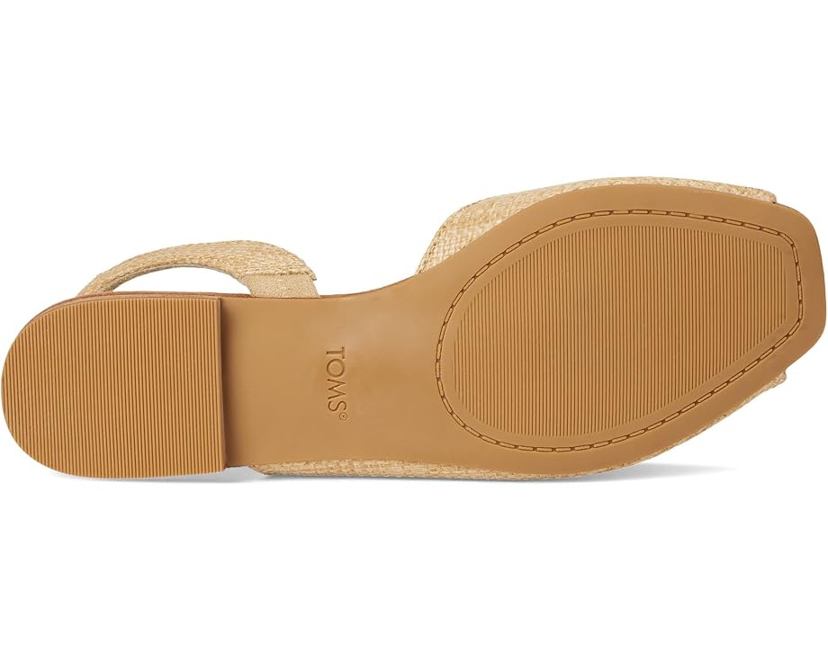 Балетки TOMS Briella Slingback, цвет Almond Raffia — фото 3