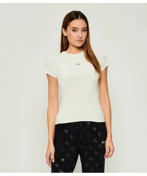 

Блуза Slim fit Guess Jeans, бежевый