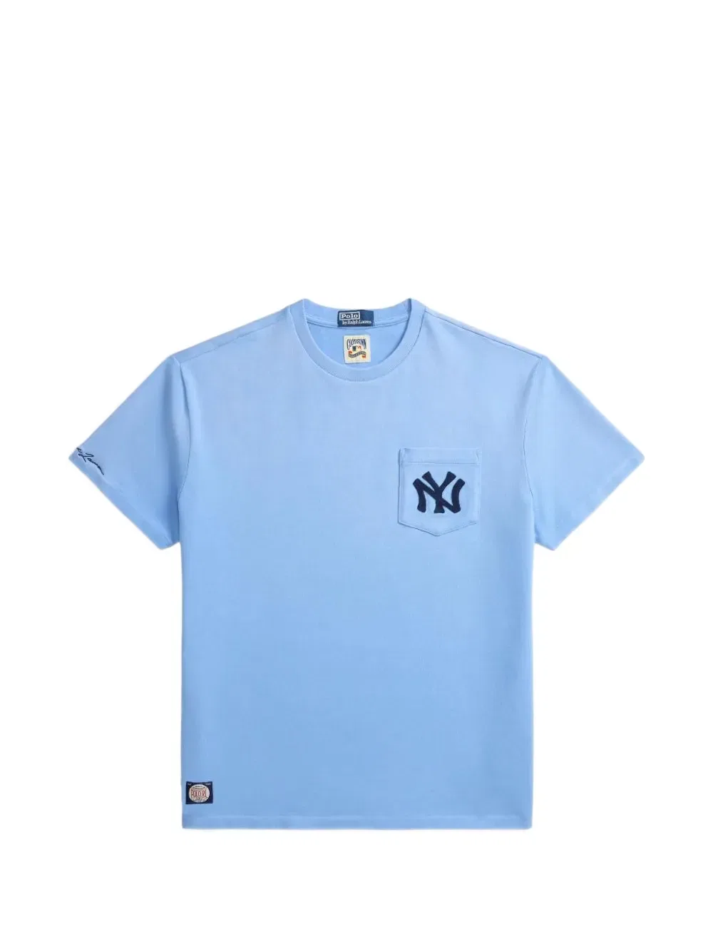 Футболка с вышивкой MLB New York Yankees Polo Ralph Lauren, синий