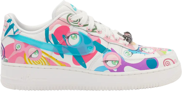 

Кроссовки RTFKT x Takashi Murakami x Air Force 1 Low 'Murakami DNA', разноцветный, Розовый, Кроссовки RTFKT x Takashi Murakami x Air Force 1 Low 'Murakami DNA', разноцветный