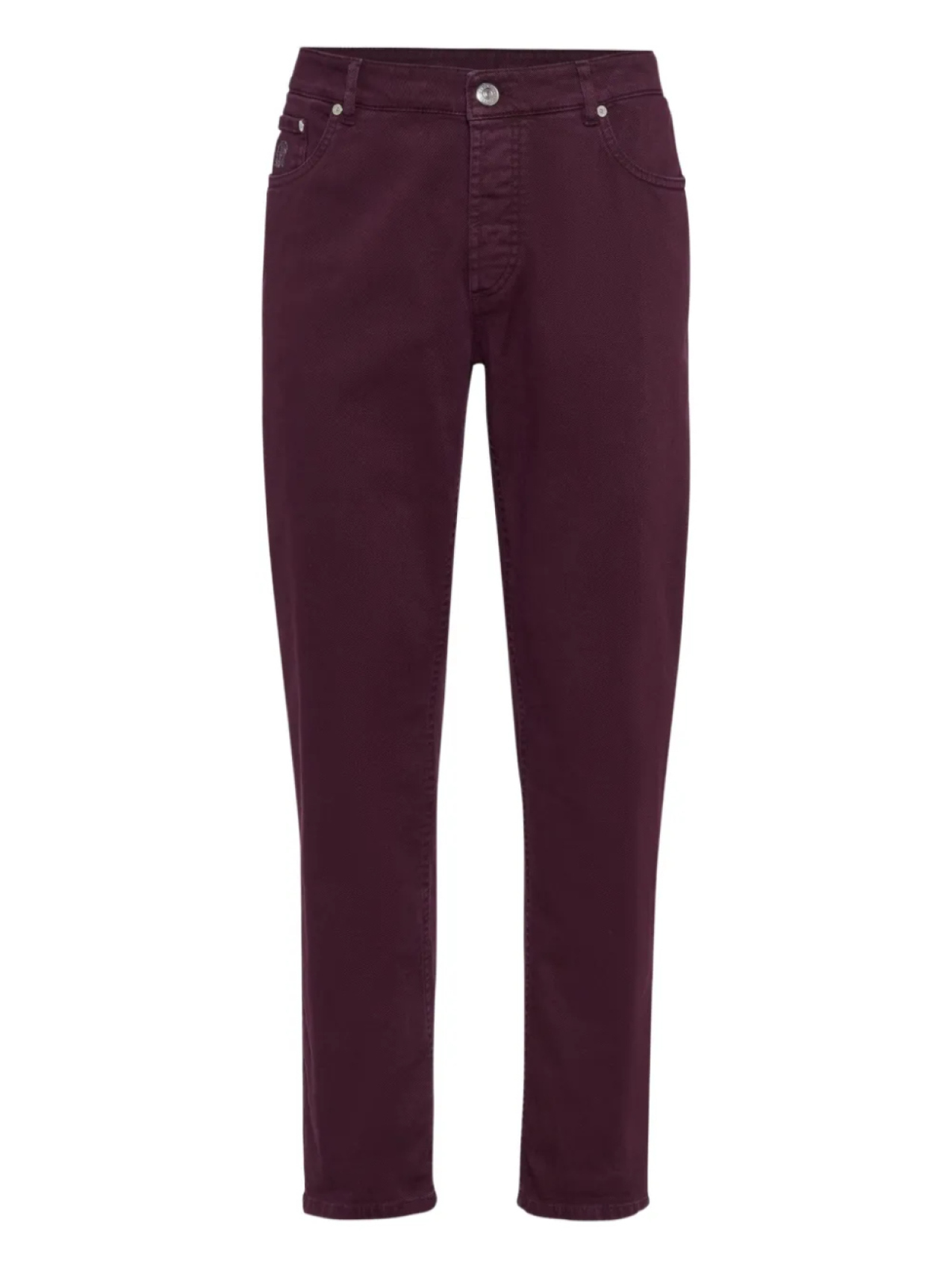 

Brunello Cucinelli джинсы с нашивкой-логотипом, красный