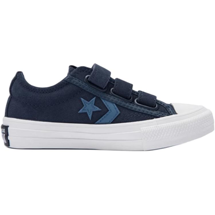 Звездные игроки 76 низкие детские кеды Converse, синий — фото 2