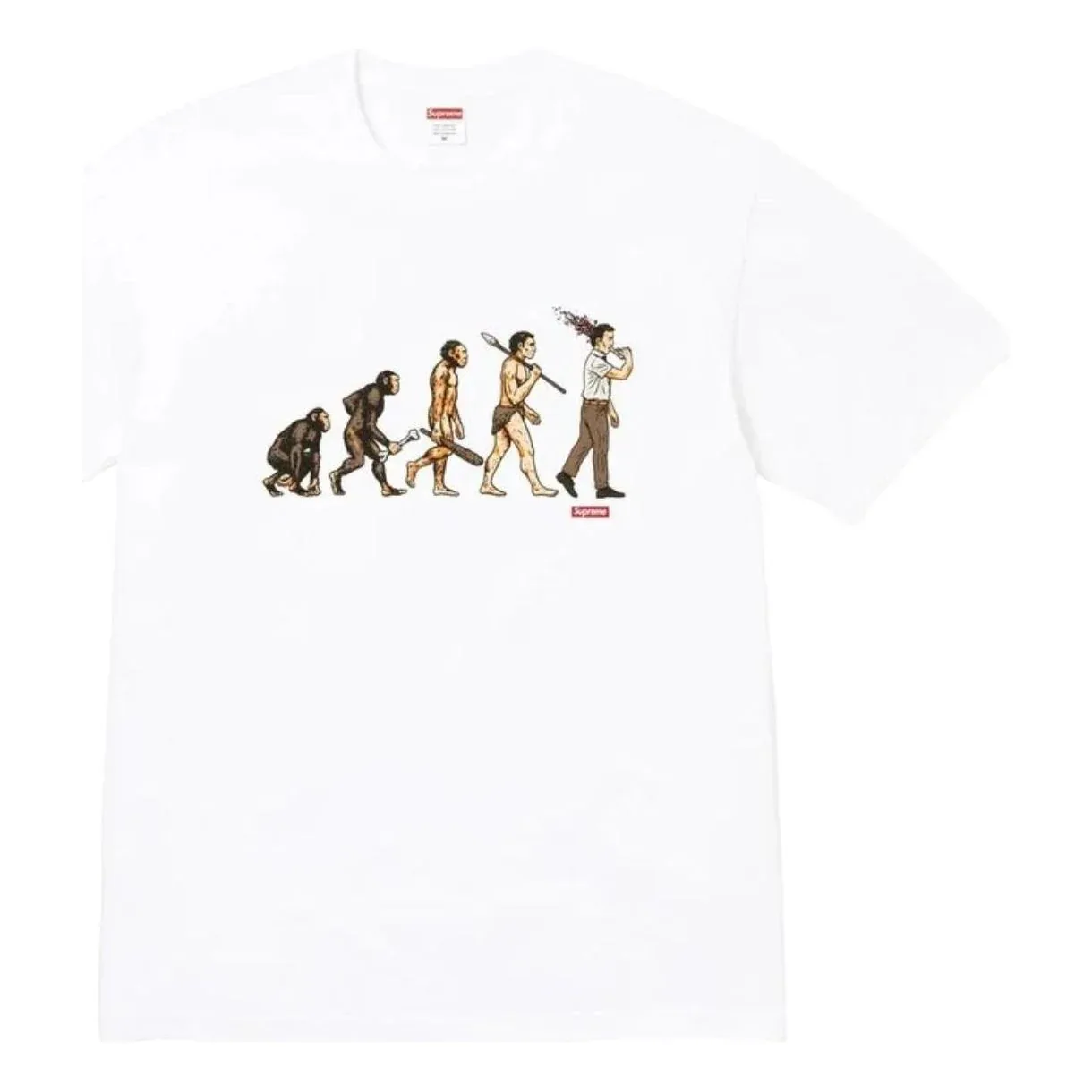 Футболка Supreme SS26 Evolution, белая