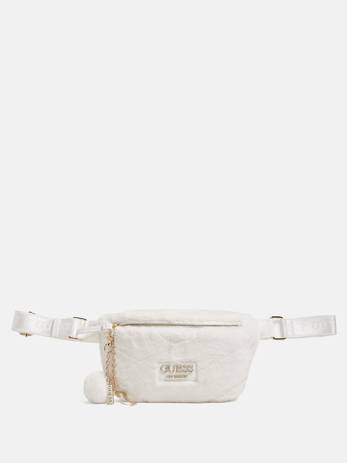 

Поясная сумка Elsie из искусственного меха Guess Factory, цвет Cream