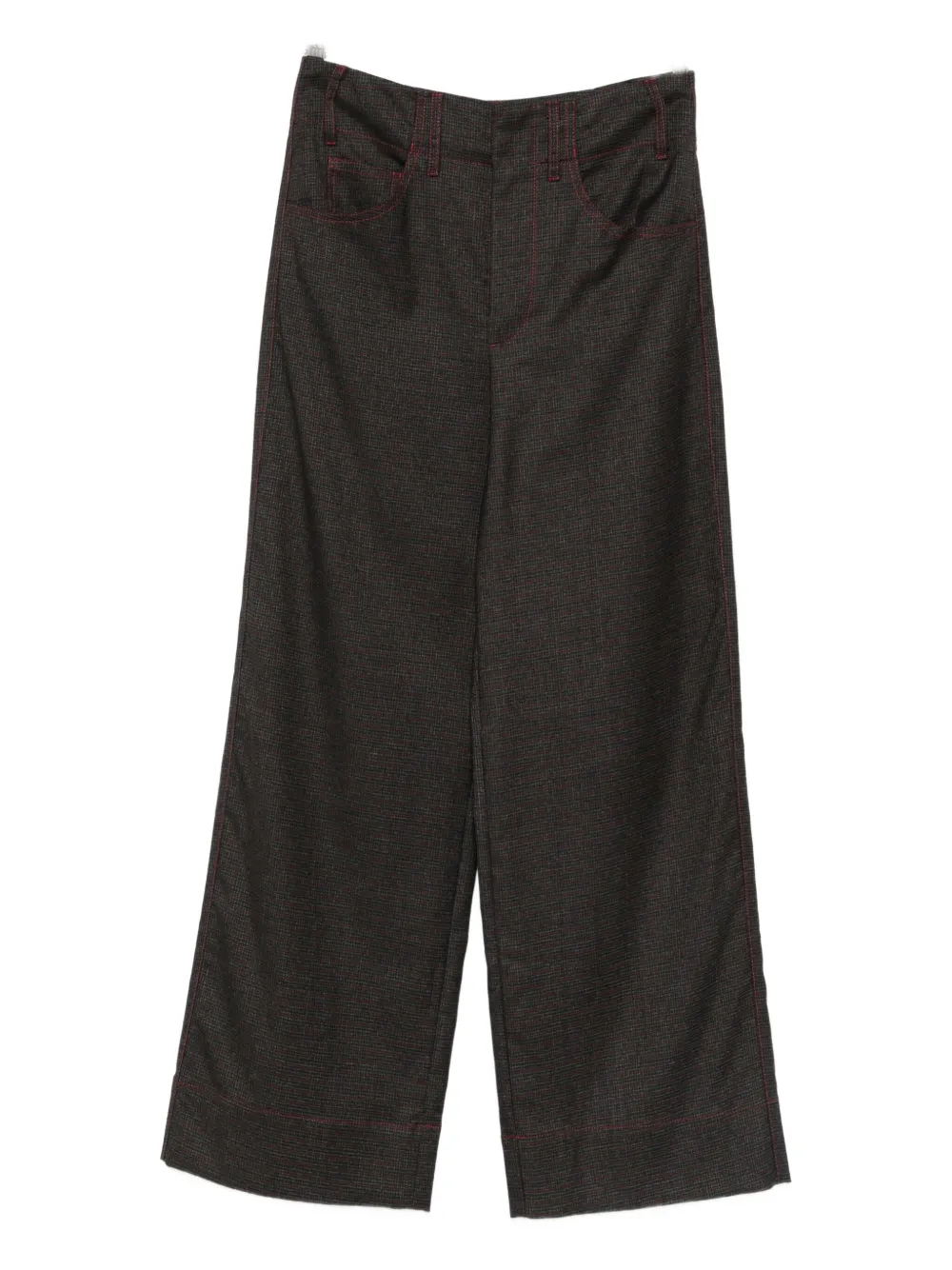 

Брюки с контрастной прострочкой Merci, серый