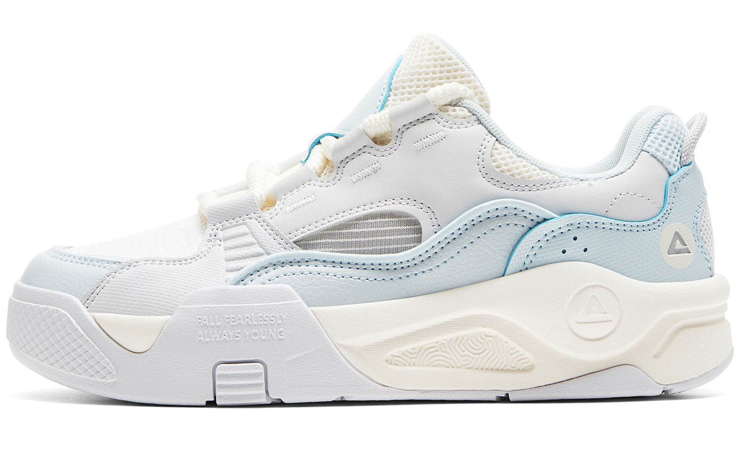 

Кроссовки PEAK State Pole Roaming Skateboarding Shoes Women's Low-top Light Grey/light Blue, голубой, Синий, Кроссовки PEAK State Pole Roaming Skateboarding Shoes Women's Low-top Light Grey/light Blue, голубой