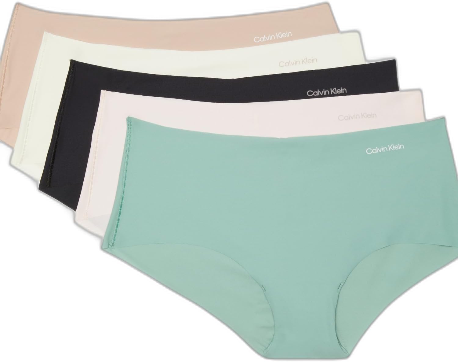

Женские бесшовные трусики-хипстеры Calvin Klein Invisibles, упаковка, Charming Green/Nymphs Thigh/Black/Ivory/Cedar
