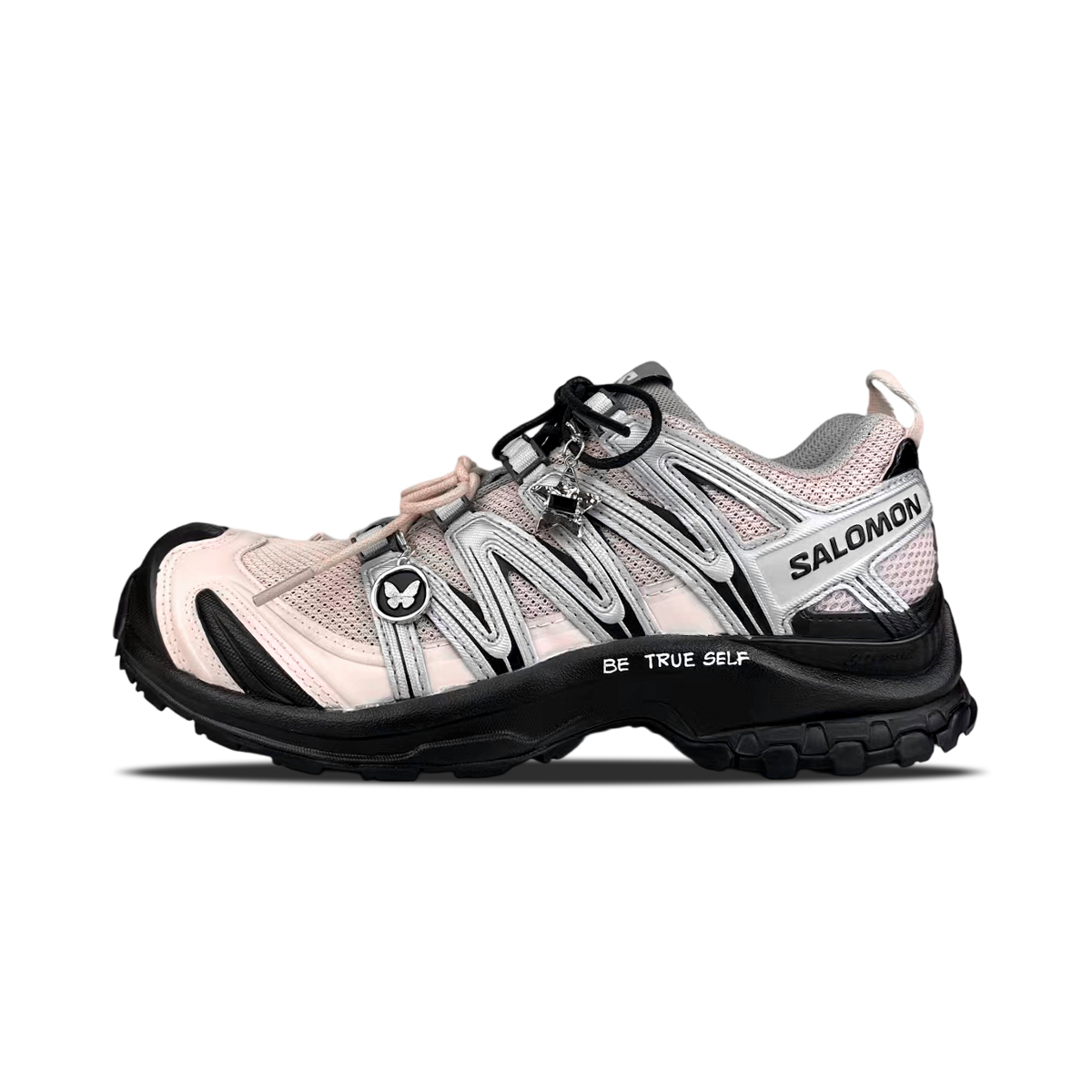 SALOMON Кроссовки для бега XA PRO 3D Cushioning Support Low top Unisex Black Pink — фото 3