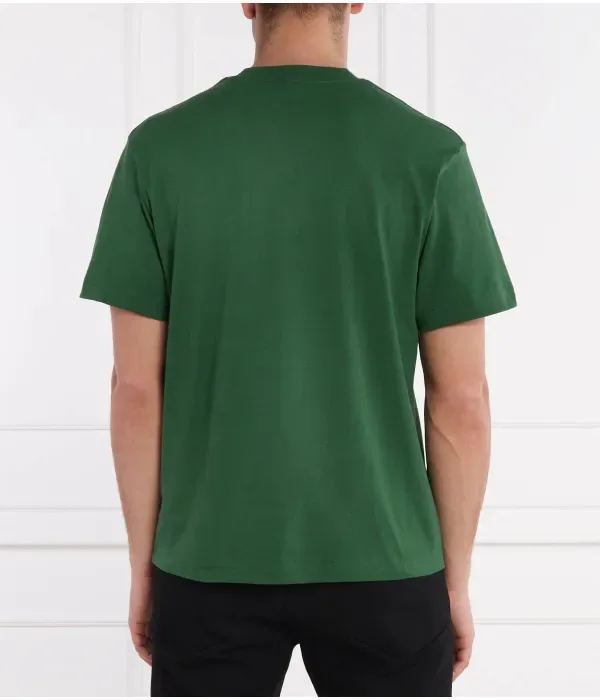Футболка classic fit Lacoste, зеленый — фото 4