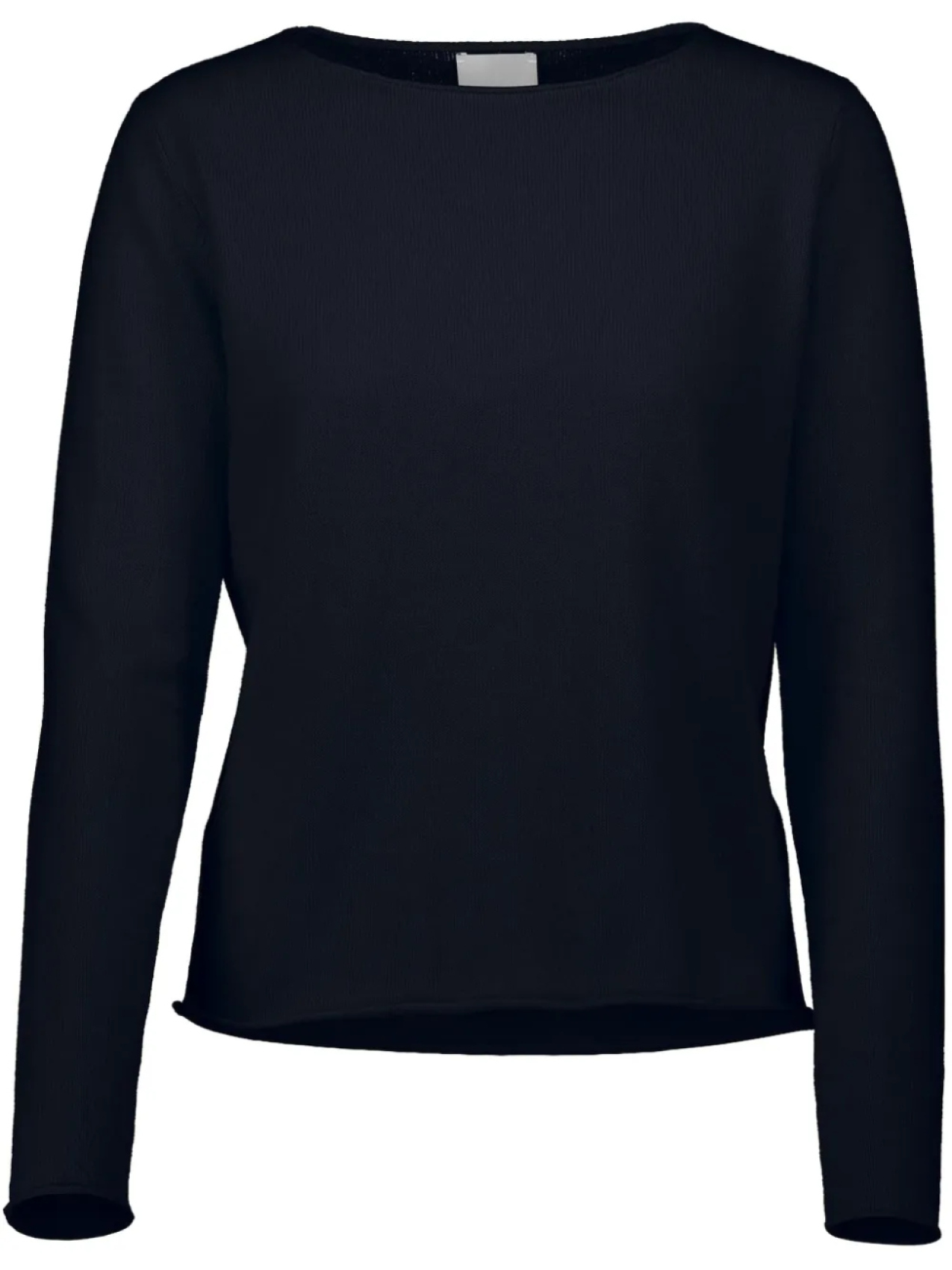 

Свитер с косой горловиной Allude, черный