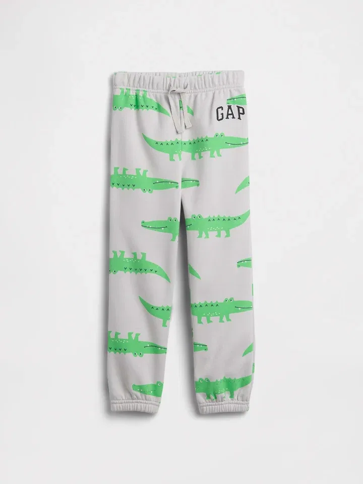 Спортивные штаны с принтом GAP, серые