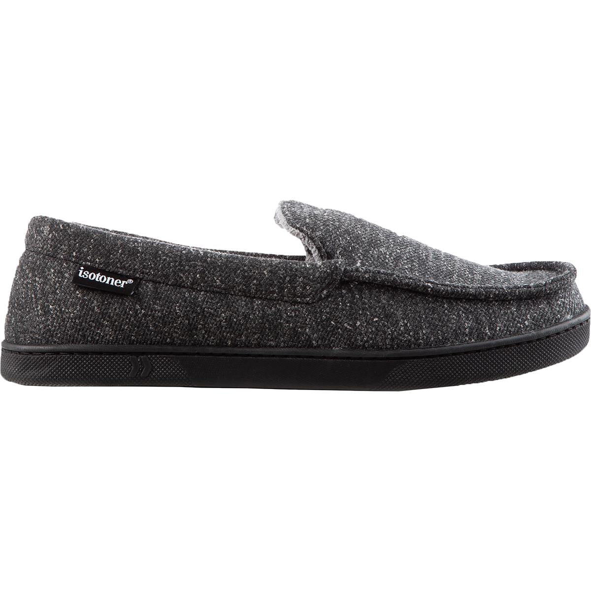 

Мужские охлаждающие тапочки без шнуровки Isotoner, цвет Dark Charcoal Heather