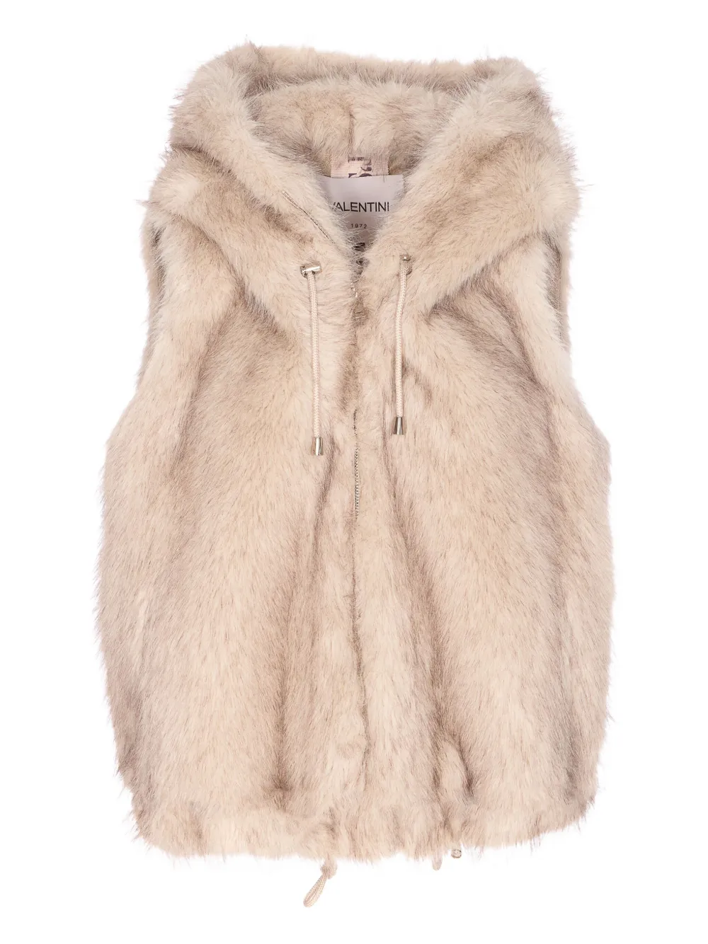 

Жилет с капюшоном из искусственного меха VALENTINI 1972, нейтральный