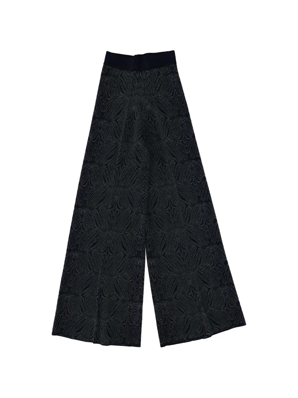 

Широкие брюки с цветочным принтом Circus Hotel, черный