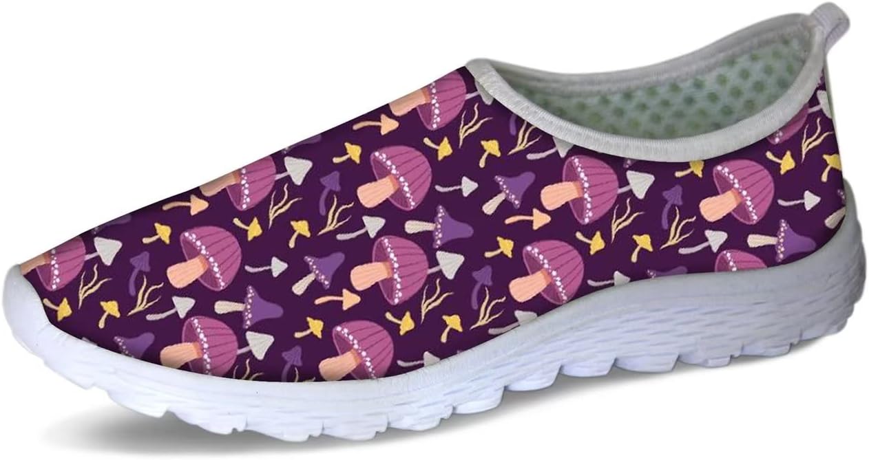 

Мужские кроссовки Forchrinse Green Palm Leaves, легкие, без шнурков, дышащие, для работы, спортзала и путешествий, фиолетовый