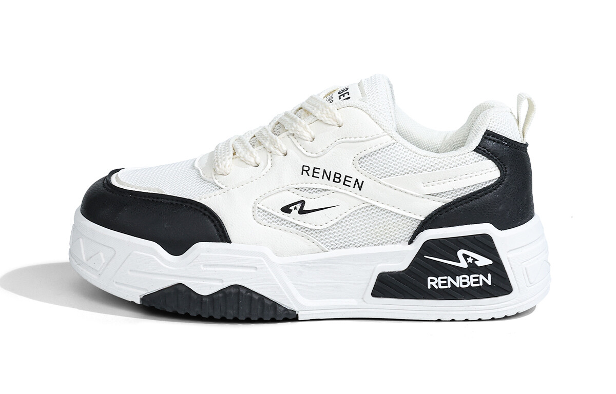 

Кроссовки RENBEN Skateboarding Shoes Women's Low-top, черный