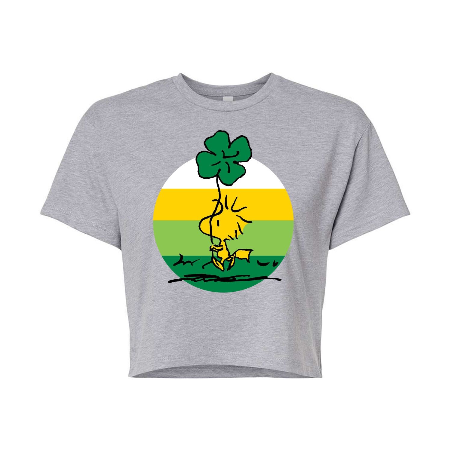 

Укороченная футболка для юниоров Peanuts Woodstock Shamrock Licensed Character