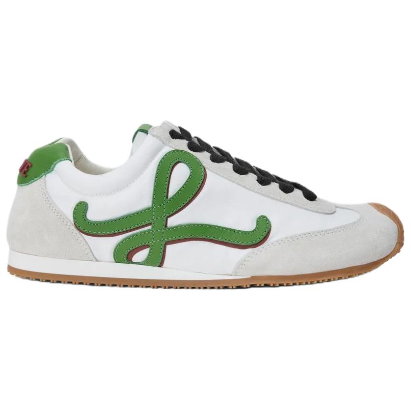 Loewe Кроссовки Louis WAIN Collaboration Ballet Runner 20 из коровьей кожи, низкие, повседневные, высота 2 см, мужские, белый — фото 3