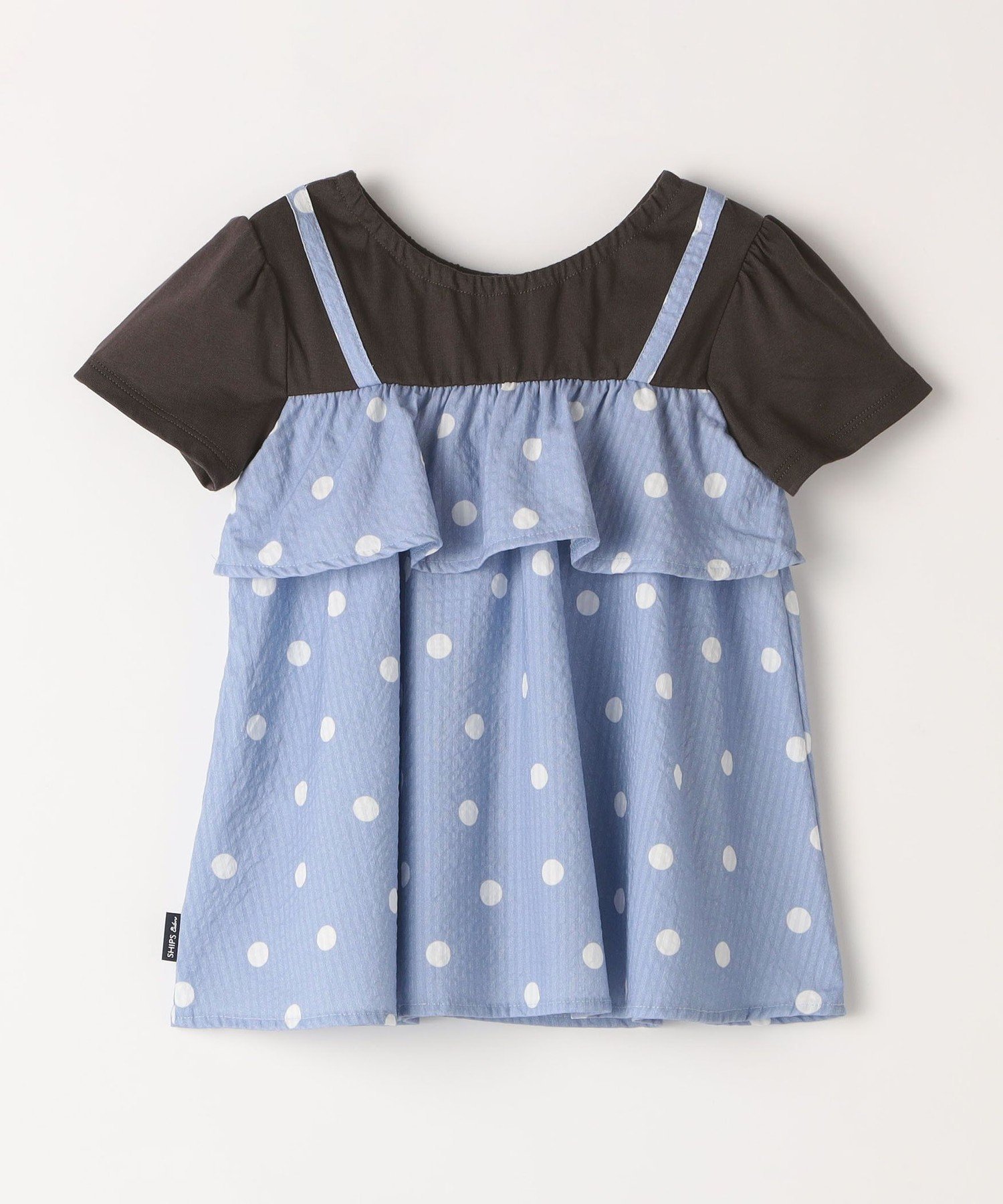 Цвета: 80~130 см / Туника в горошек 2WAY Ships Colors, Dark Gray — фото 3