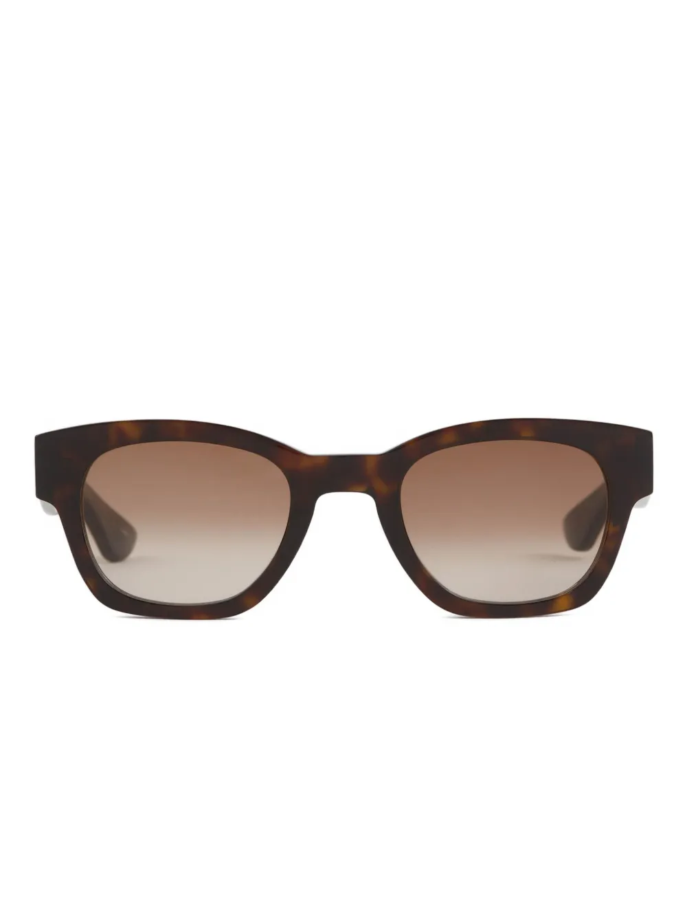 

Солнцезащитные очки в квадратной оправе Alexander Mcqueen, коричневый