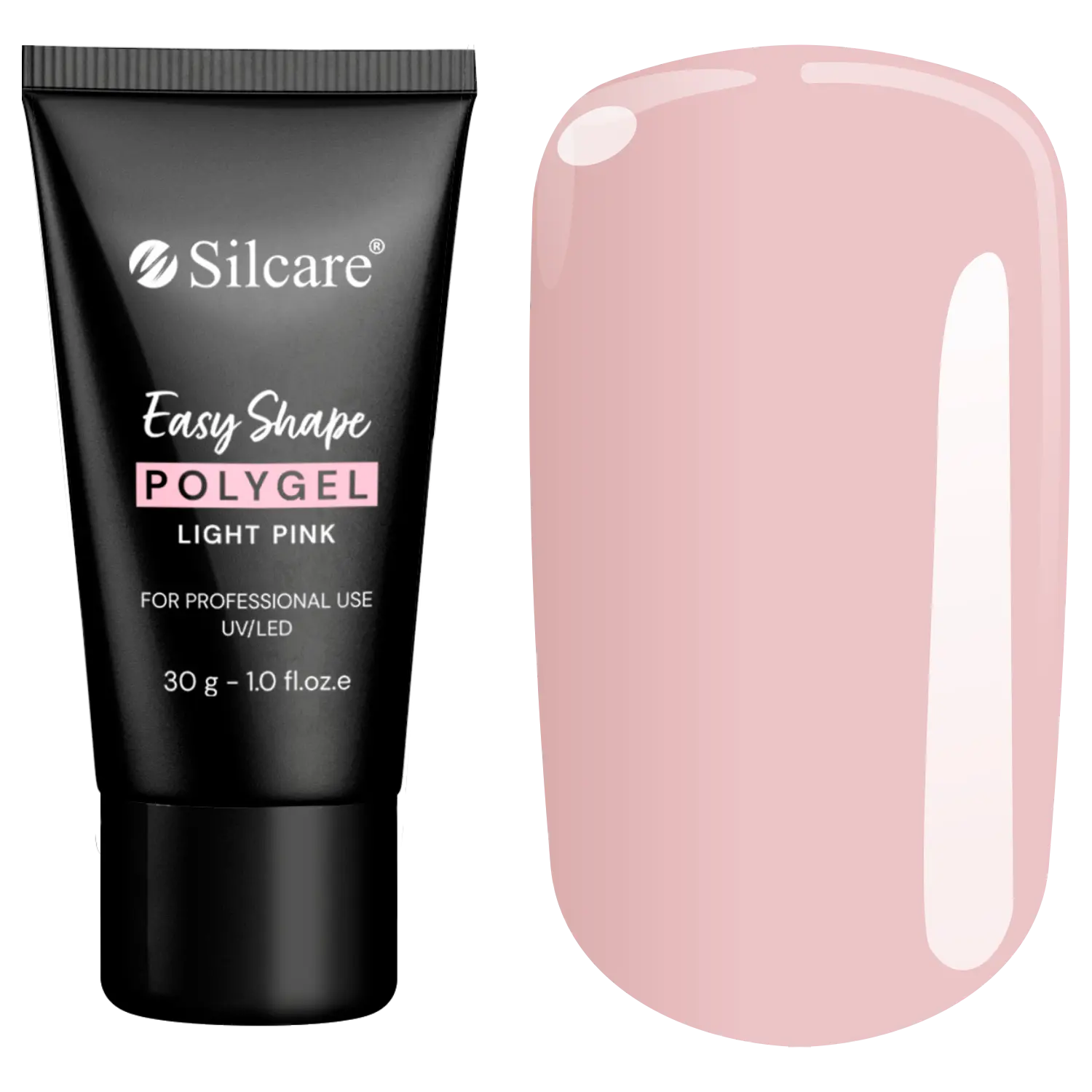 

Гель для наращивания ногтей светло-розовый Silcare Easy Shape Polygel, 30 гр