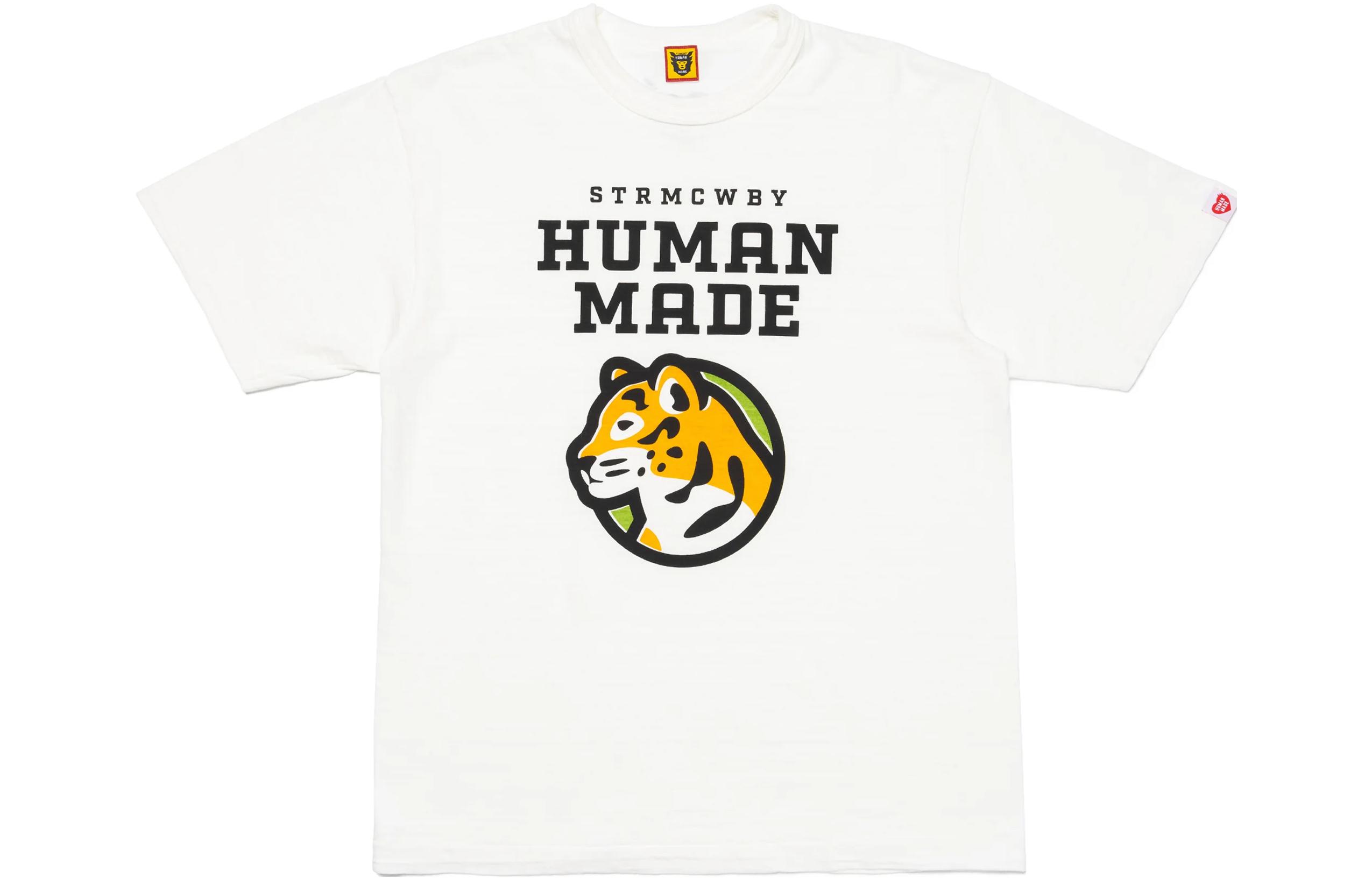 

Футболка с принтом HUMAN MADE, белая