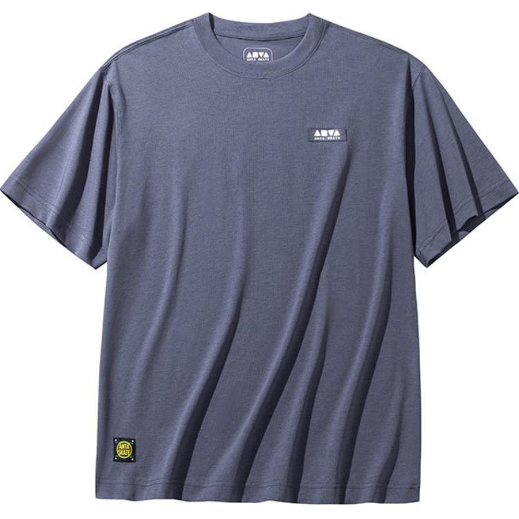 

Футболка Anta Sports Life Collection унисекс темно-синяя серая голубая