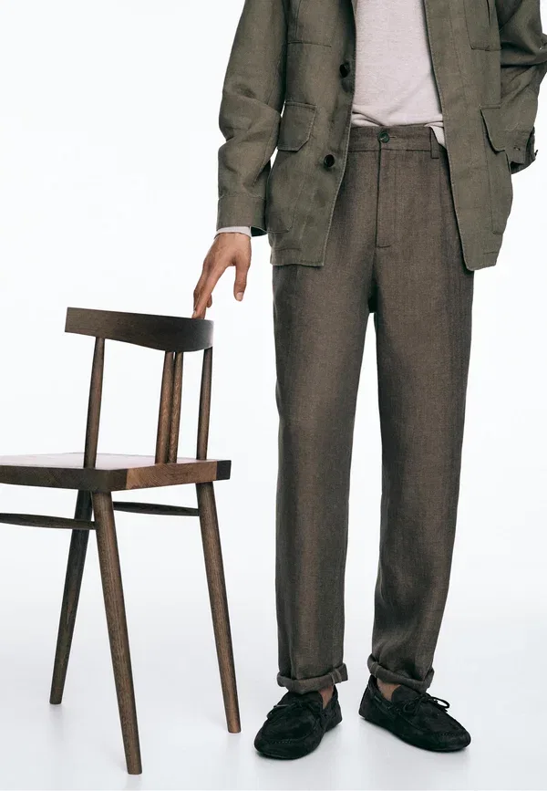 Туфли-лодочки Massimo Dutti, тёмно-коричневый