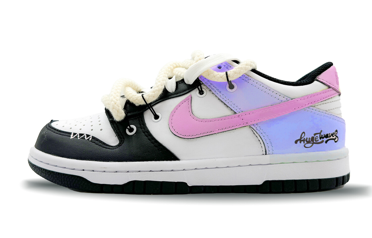 

Кроссовки Nike Dunk Skateboarding Shoes Women's Low-top Purple/Pink, фиолетовый