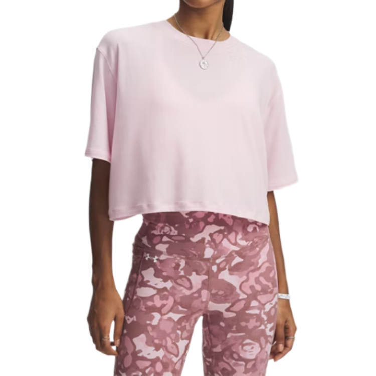 

Футболка Meridian Drop Shoulder Sleeve женская Under Armour, розовый