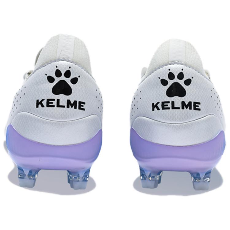 Антискользящие износостойкие футбольные бутсы унисекс бело-синие KELME, White/Blue — фото 4