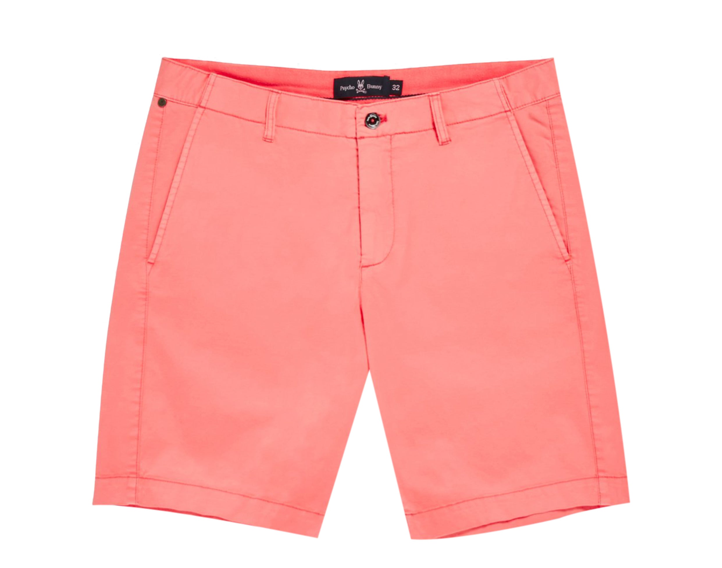 

Шорты мужские Psycho Bunny Diego Neon Coral B6R790N1CE-NCR
