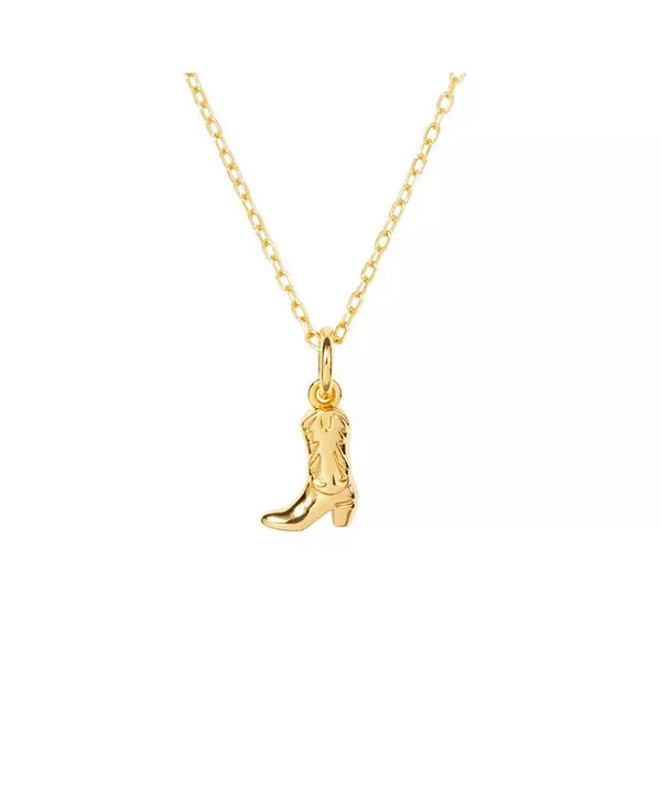 

Ожерелье с подвеской в виде ковбойского сапога Little Sky Stone, gold