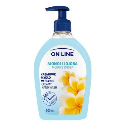 

Кремовое жидкое мыло On Line Monoi & Jojoba, 500 мл, дозатор, Forte Sweeden