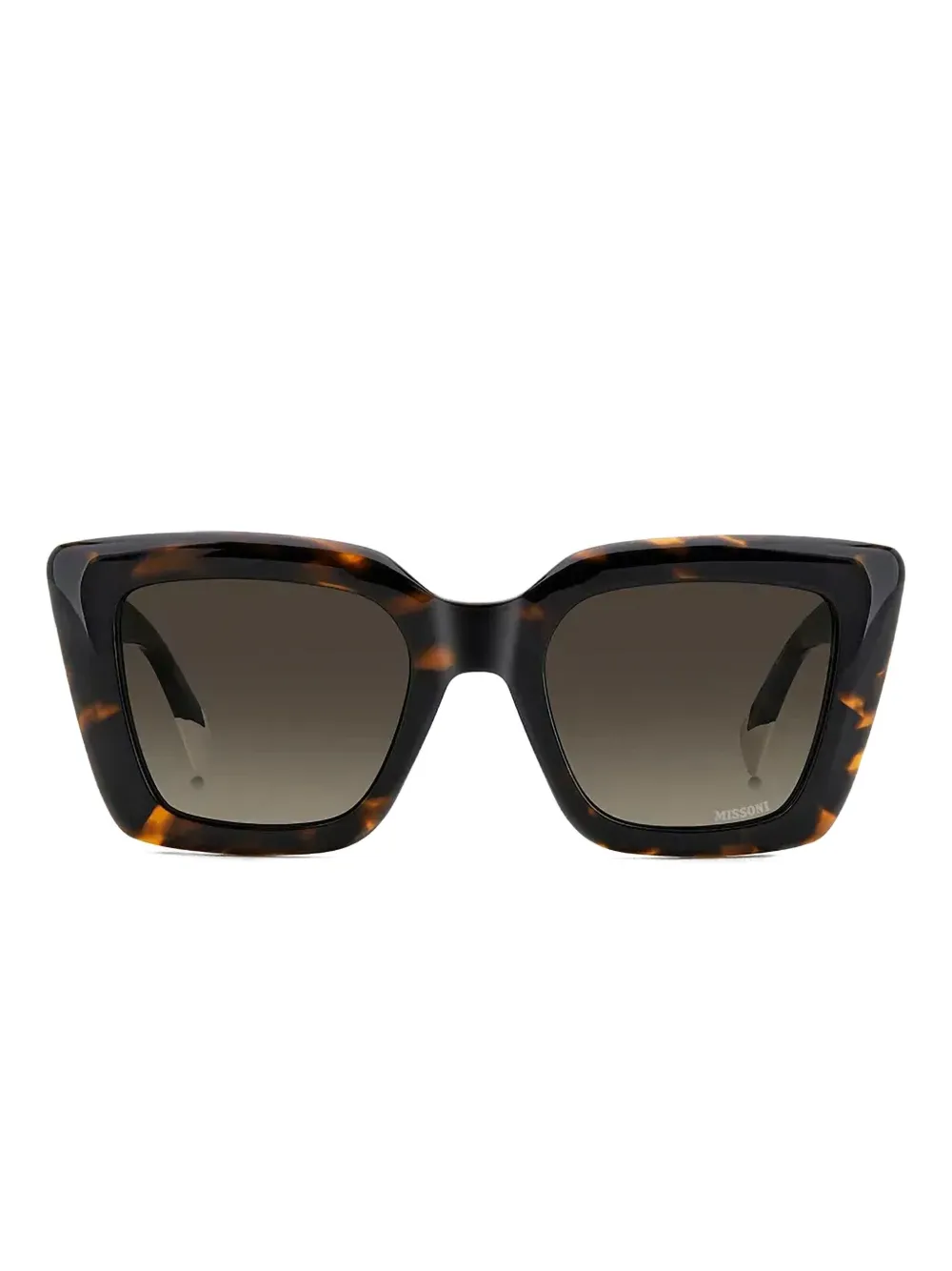 

Солнцезащитные очки в квадратной оправе MISSONI EYEWEAR, коричневый
