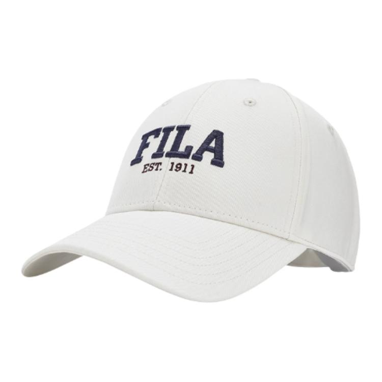 

FILA Бейсболка из полиэстера унисекс белая с цветами груши, Pear Blossom White