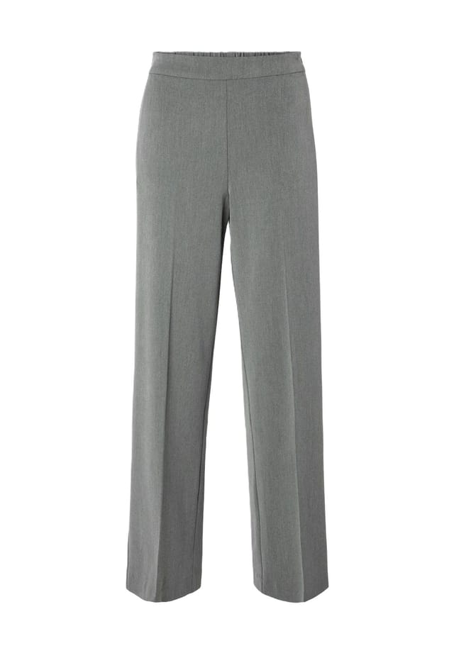 

Брюки из ткани со стрелками и эластичным поясом Selected Femme, цвет 178991 medium gre
