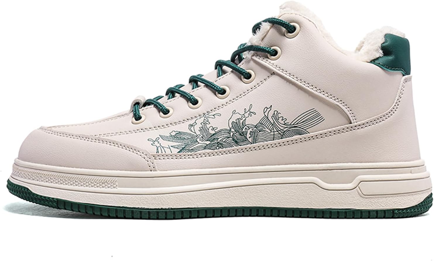 

Мужские модные кроссовки SPWAGYM, высокие скейт-обувь, стильные кроссовки для мужчин, повседневная обувь для ходьбы, бежевый