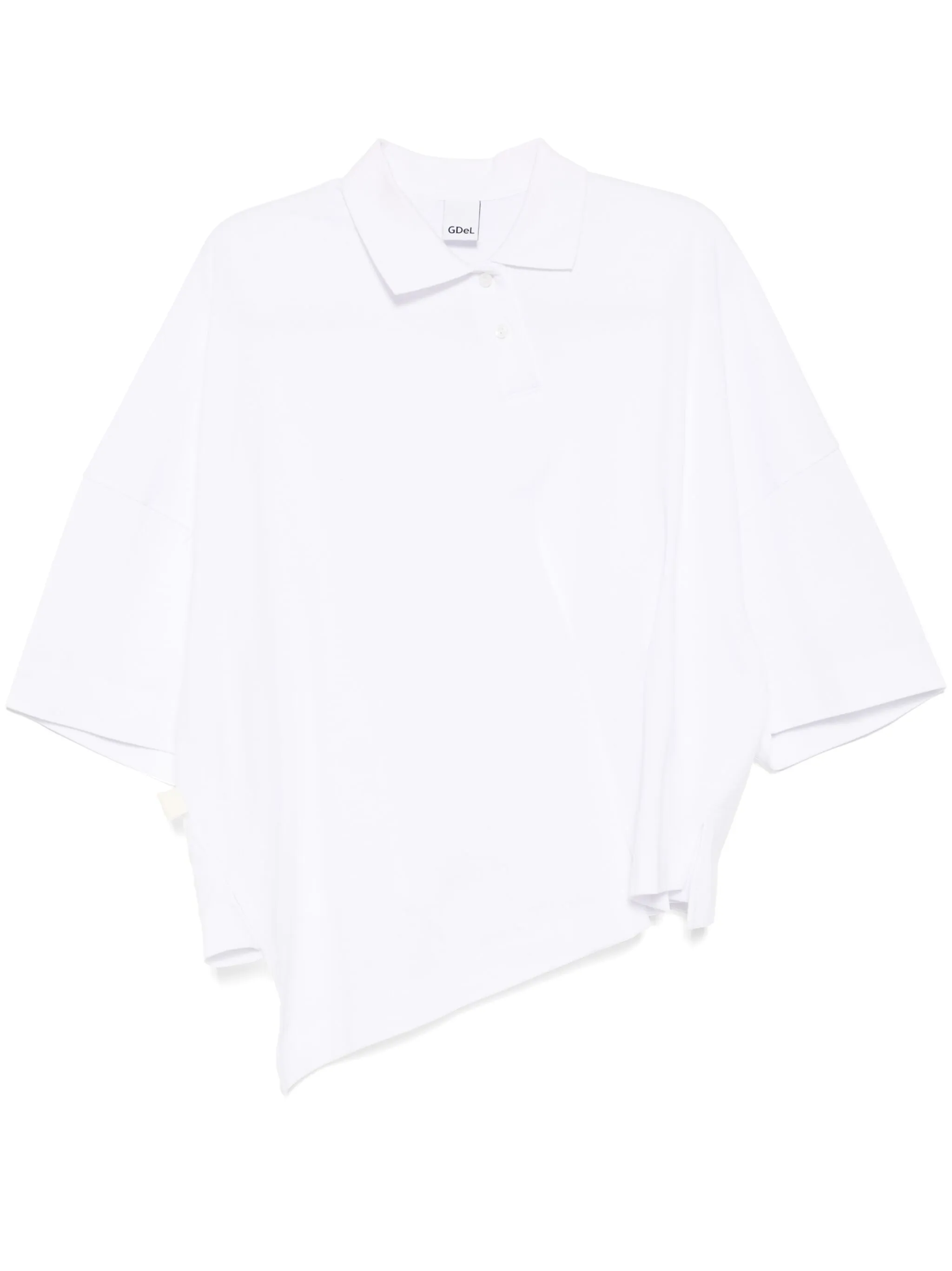 

Рубашка поло асимметричного кроя Gdel By Gaze De Lin, белый